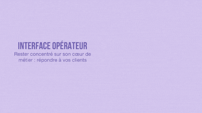 Interface Operateur